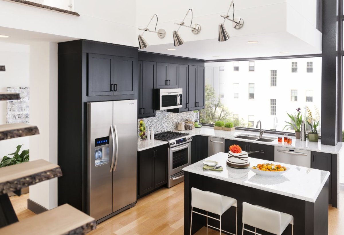 Кухни 9кв м стиль хайтек