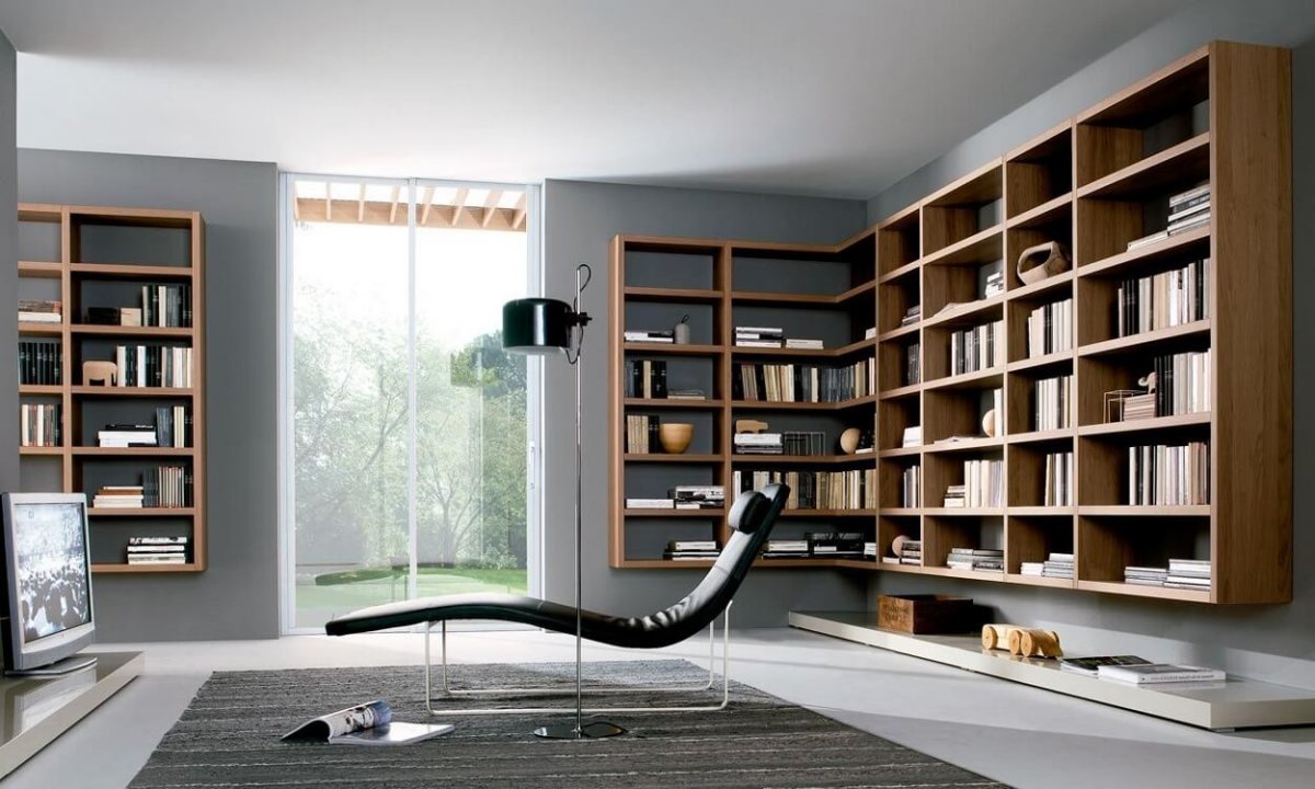 Библиотека в современном стиле