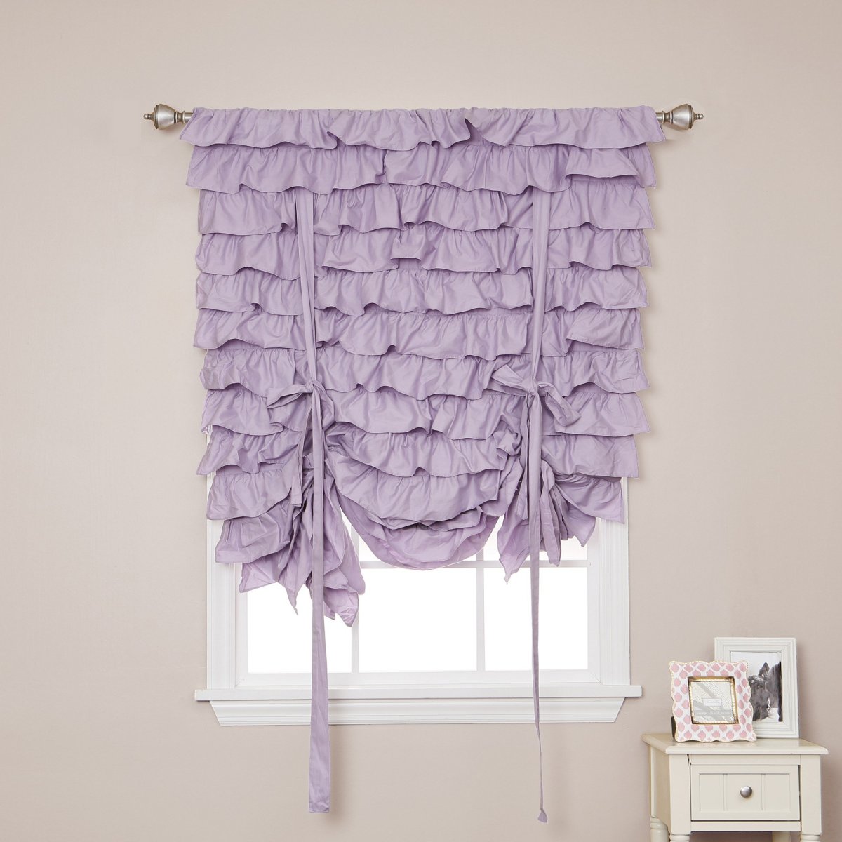 Шторы с рюшами и оборками