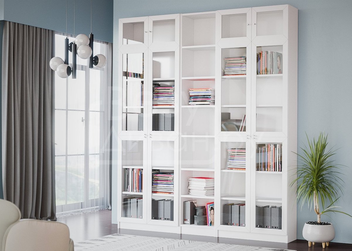 Шкаф Билли икеа белый