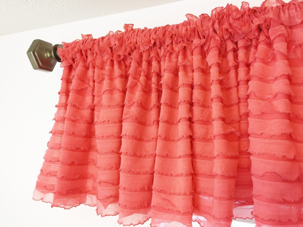 Как называются шторы воланами