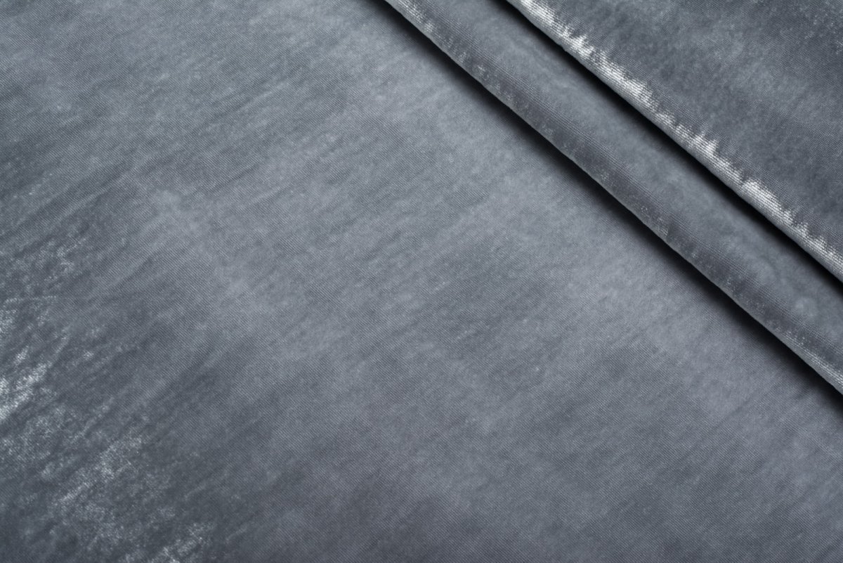 Ткань велюр серебро