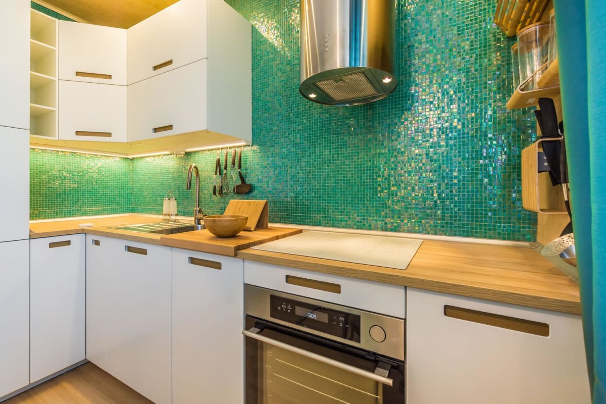 Кухонный фартук мозайка