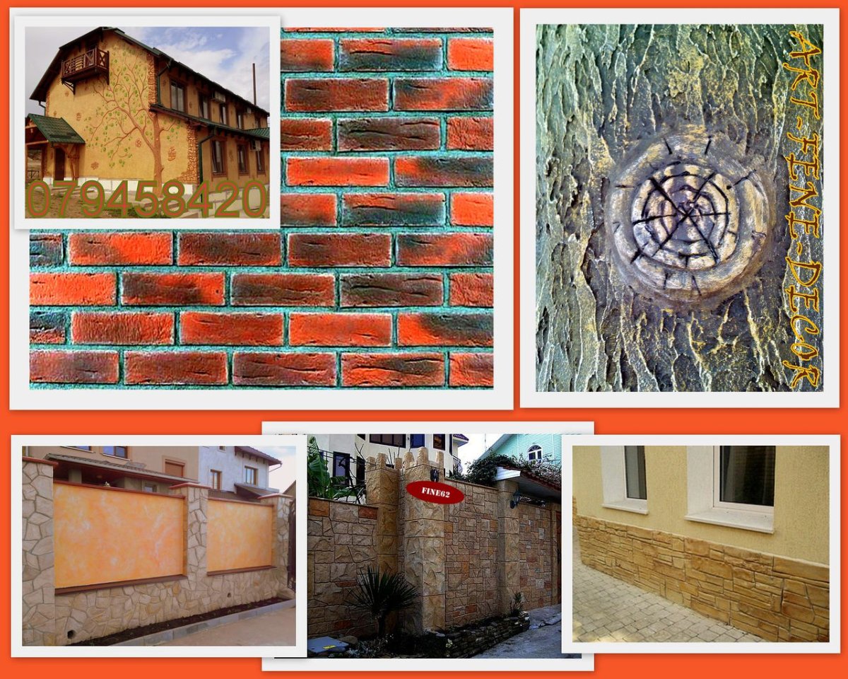 Декоративная штукатурка кирпич