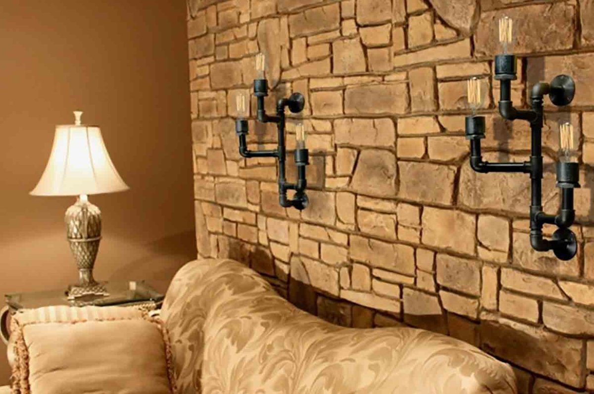 Отделка фасада имитация камня