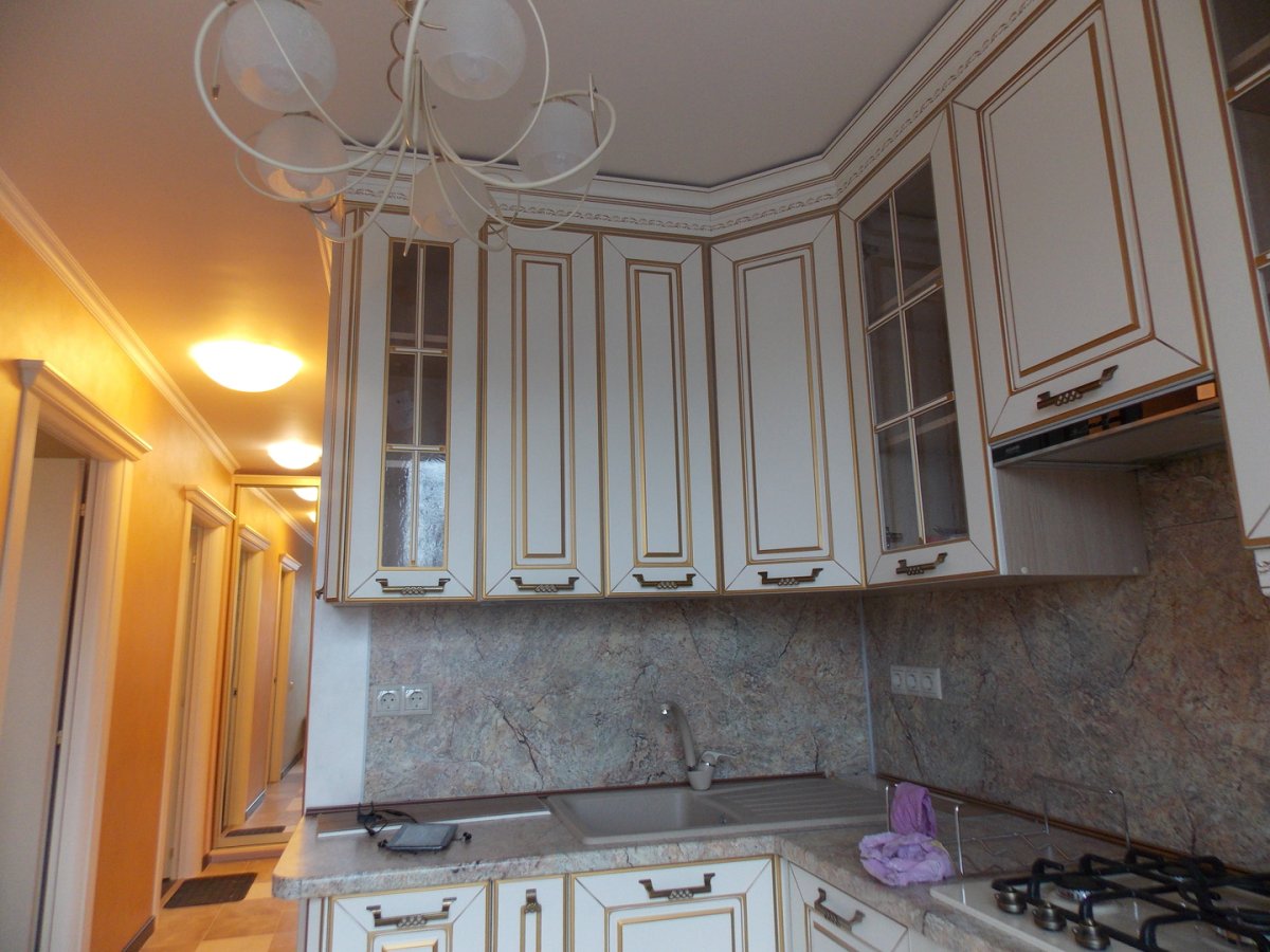 Фартук из декоративной штукатурки