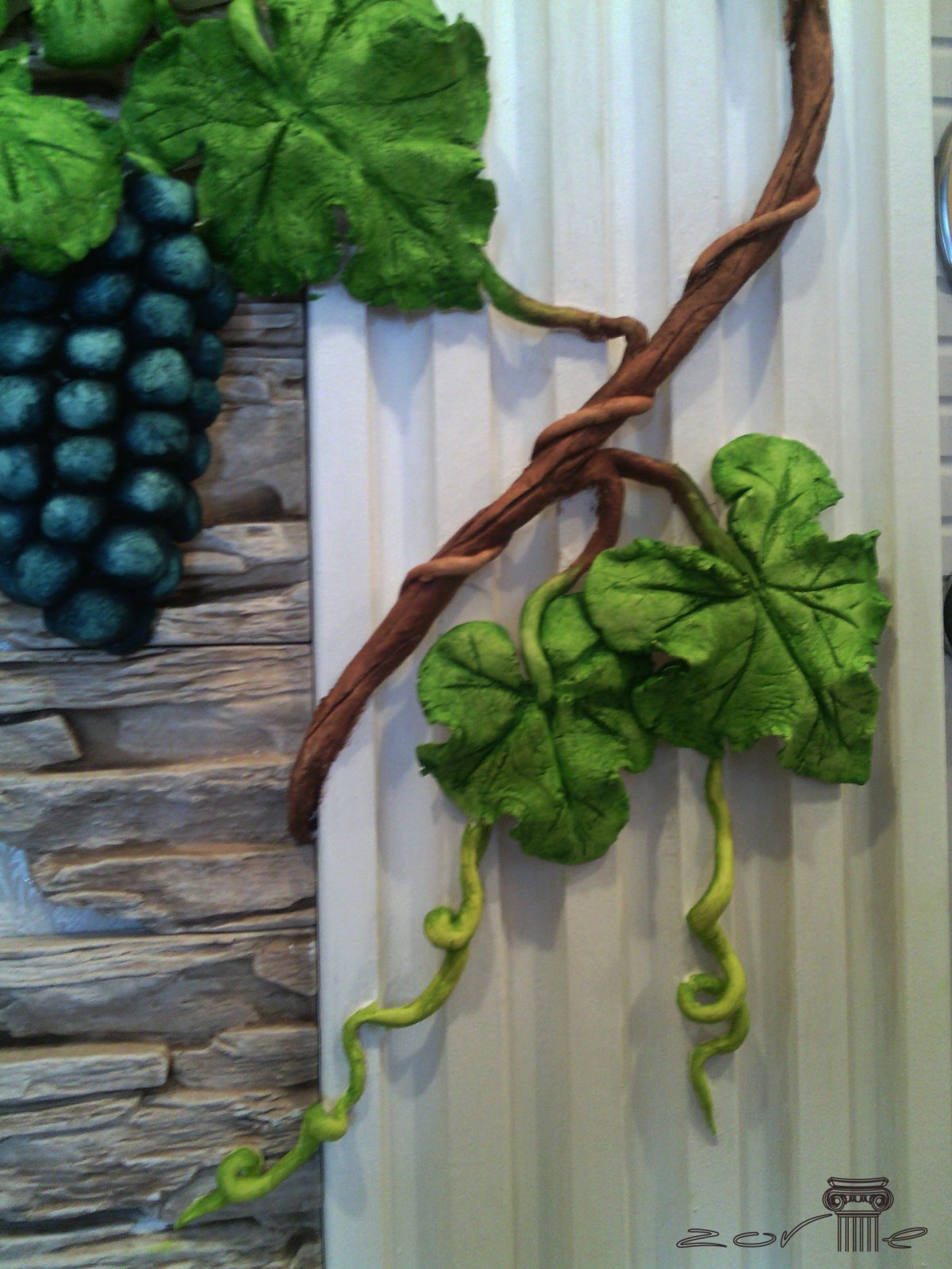 Виноградная лоза лепнина