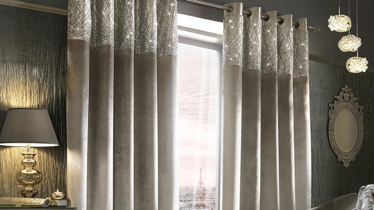 Шторы серебро