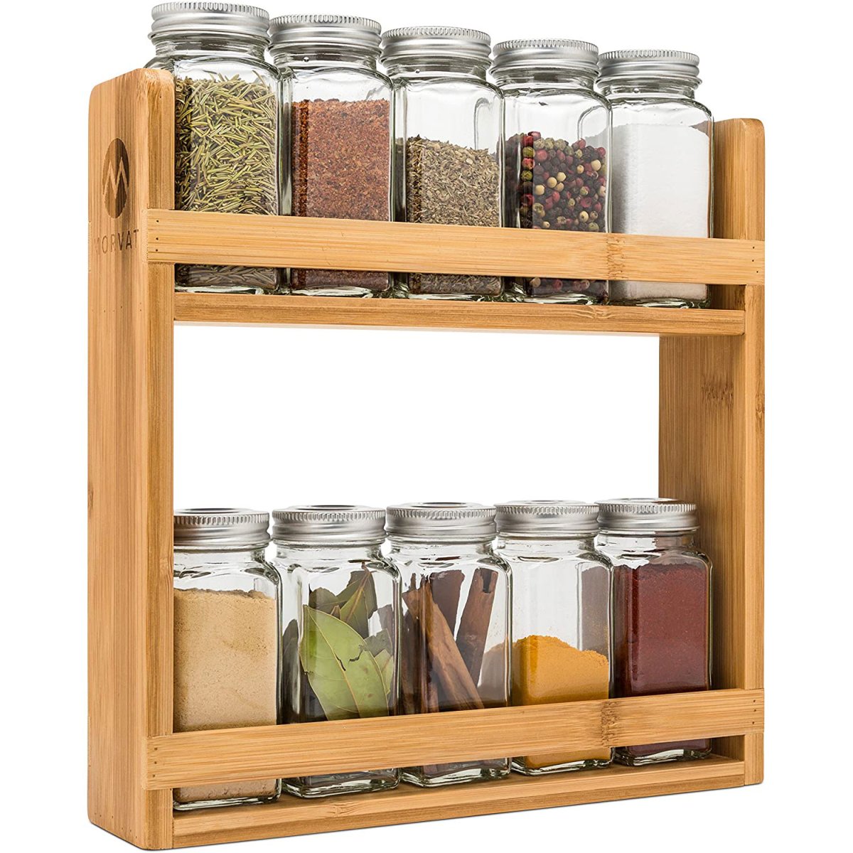 Bamboo 18 Jar Spice Rack OZON