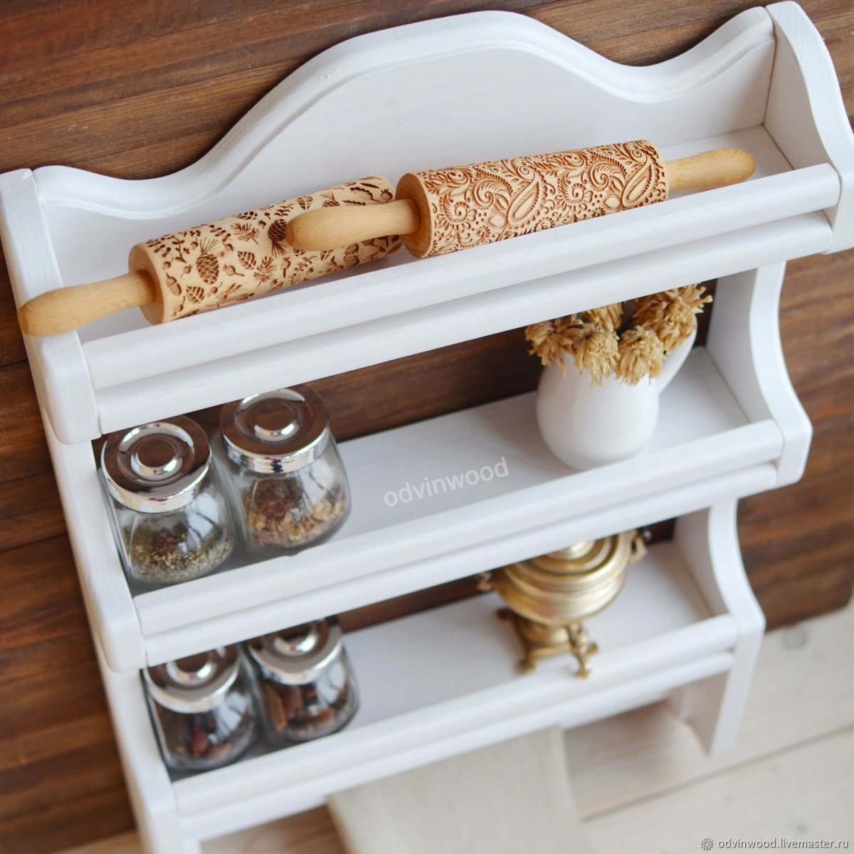 Вертикальная полка для специй