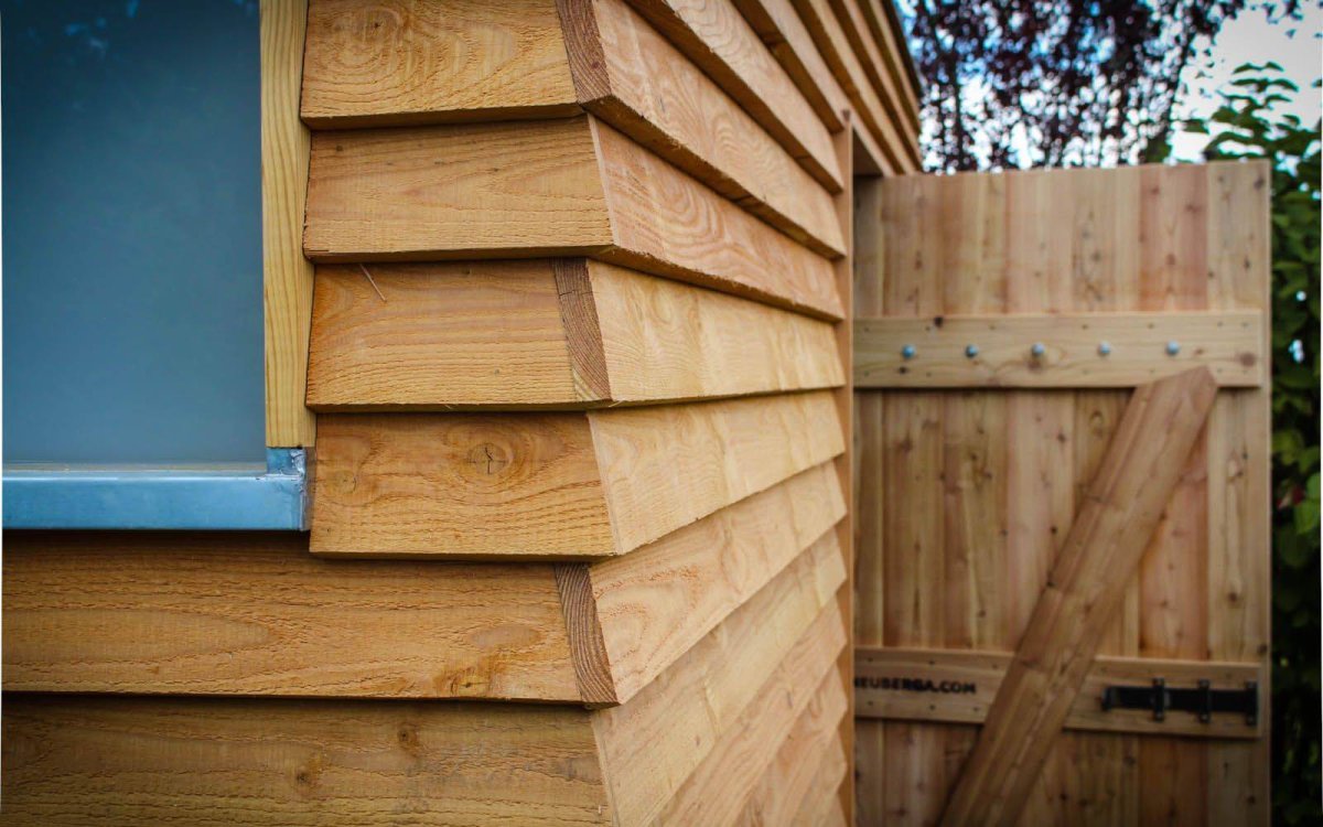 Обшивка доской внахлест