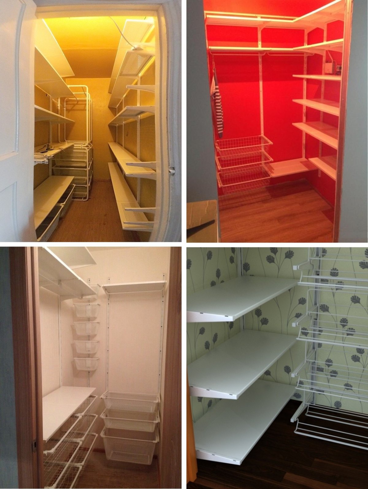 Угловая кладовка на кухне