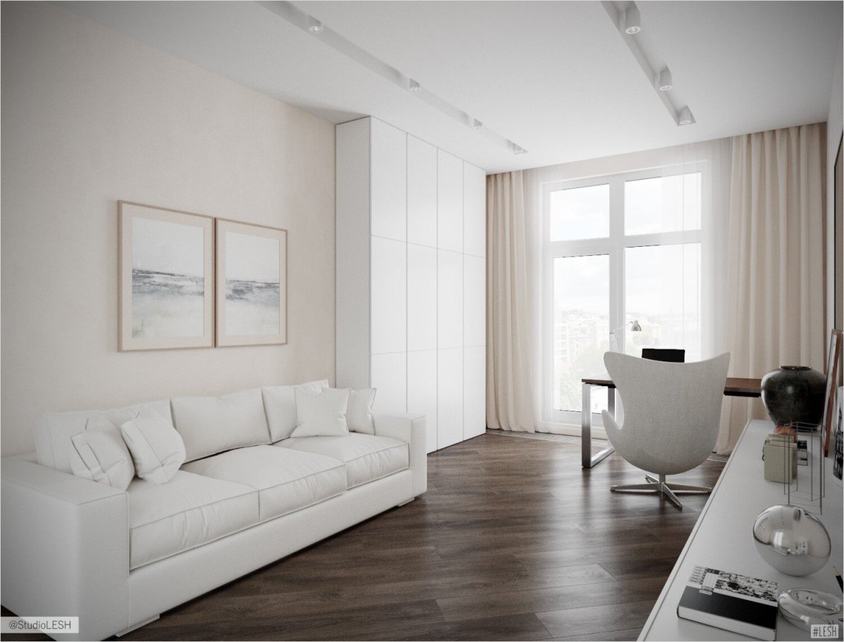 Гостиная белый