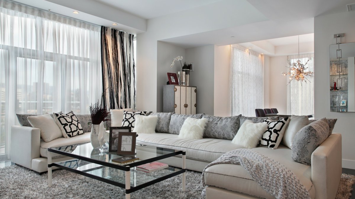 Белый интерьер