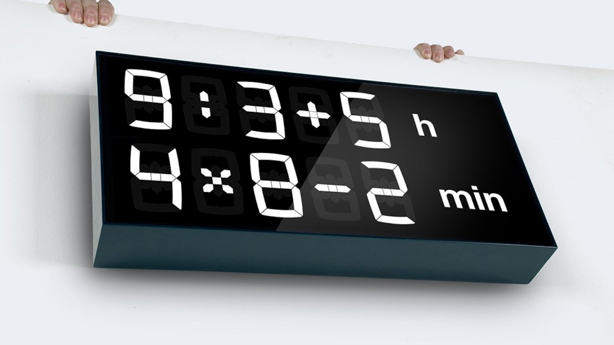 Часы настенные Digital led Clock