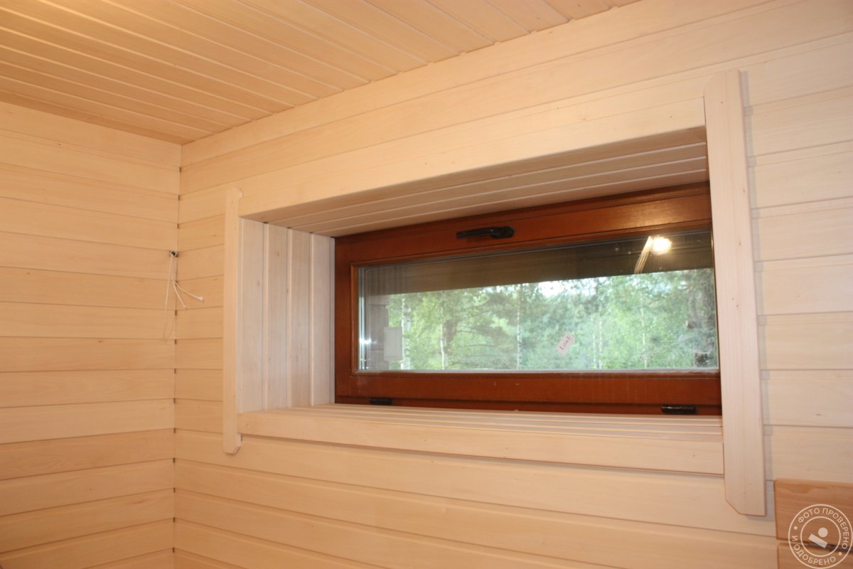 Отделка откосов вагонкой