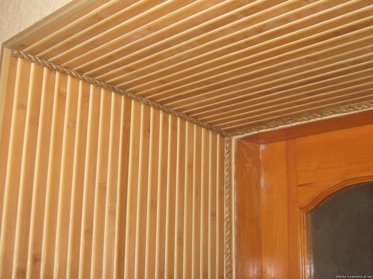 Отделка балкона вагонкой