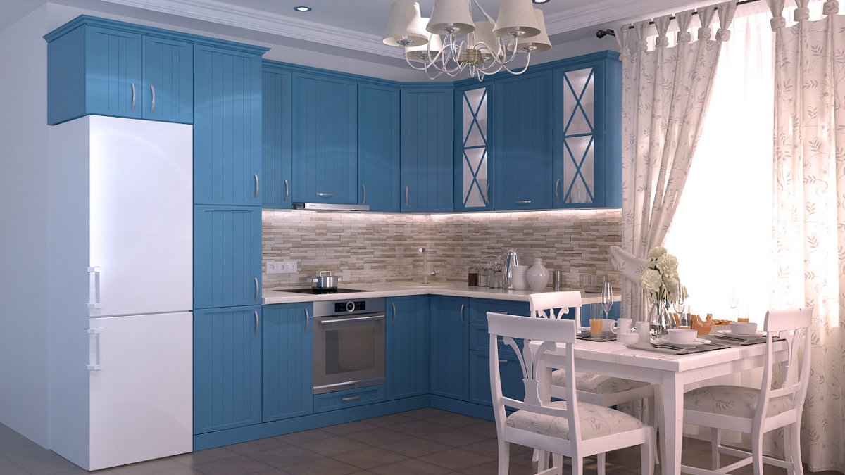 Бирюзовая кухня