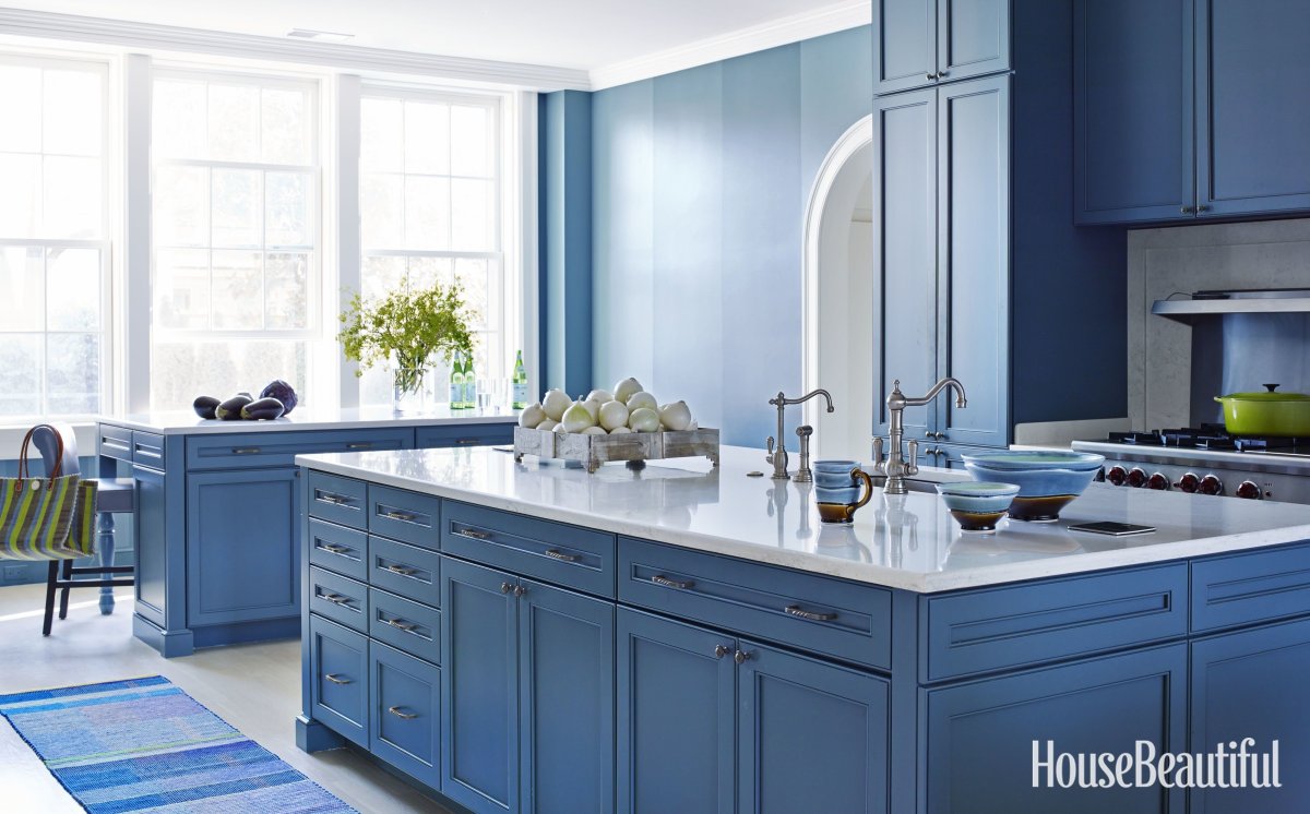 Кухня угловая Прованс бирюза