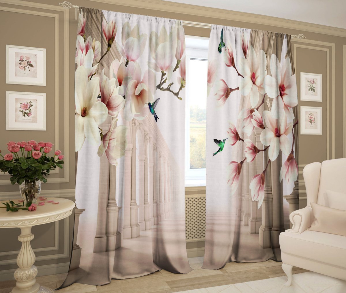 Многоцветные шторы