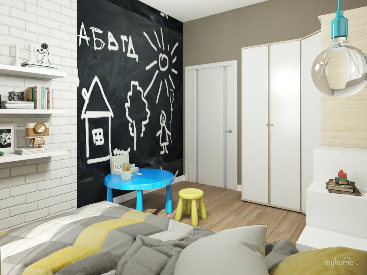 Икеа грифельная стена в детскую