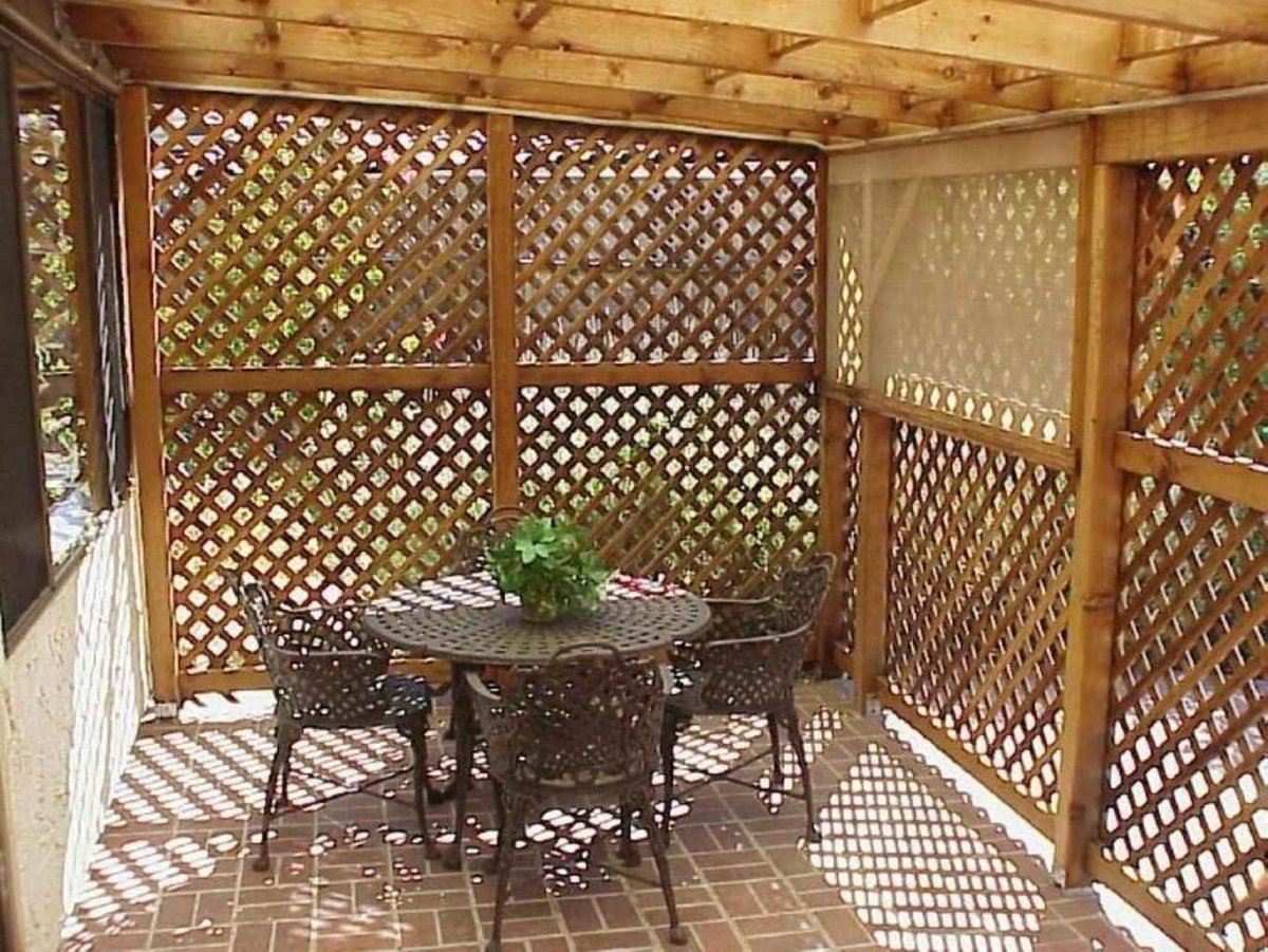 Решетка на веранду