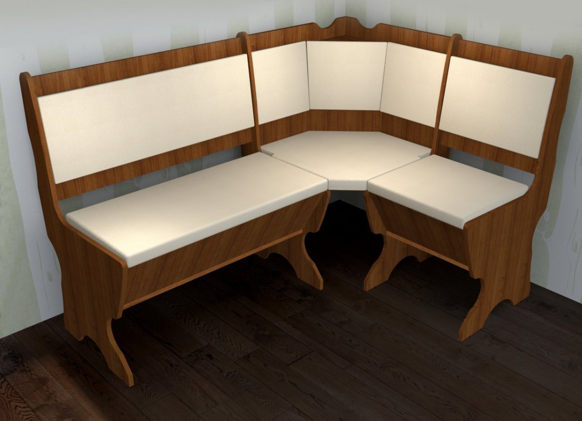 Кухонный уголок деревянный