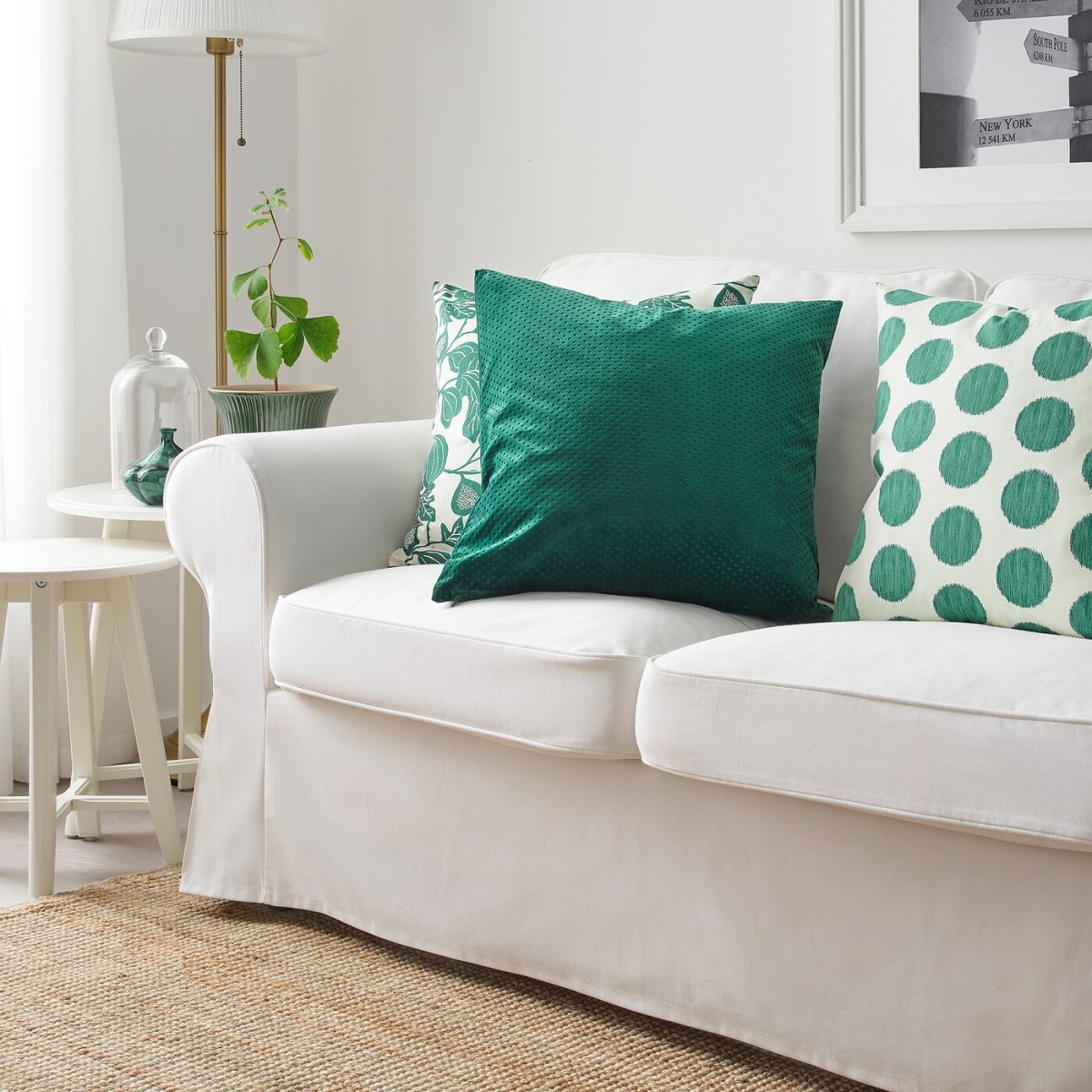 Подушки интерьерные мята