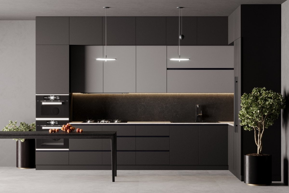 Кухонные фасады рал 7038