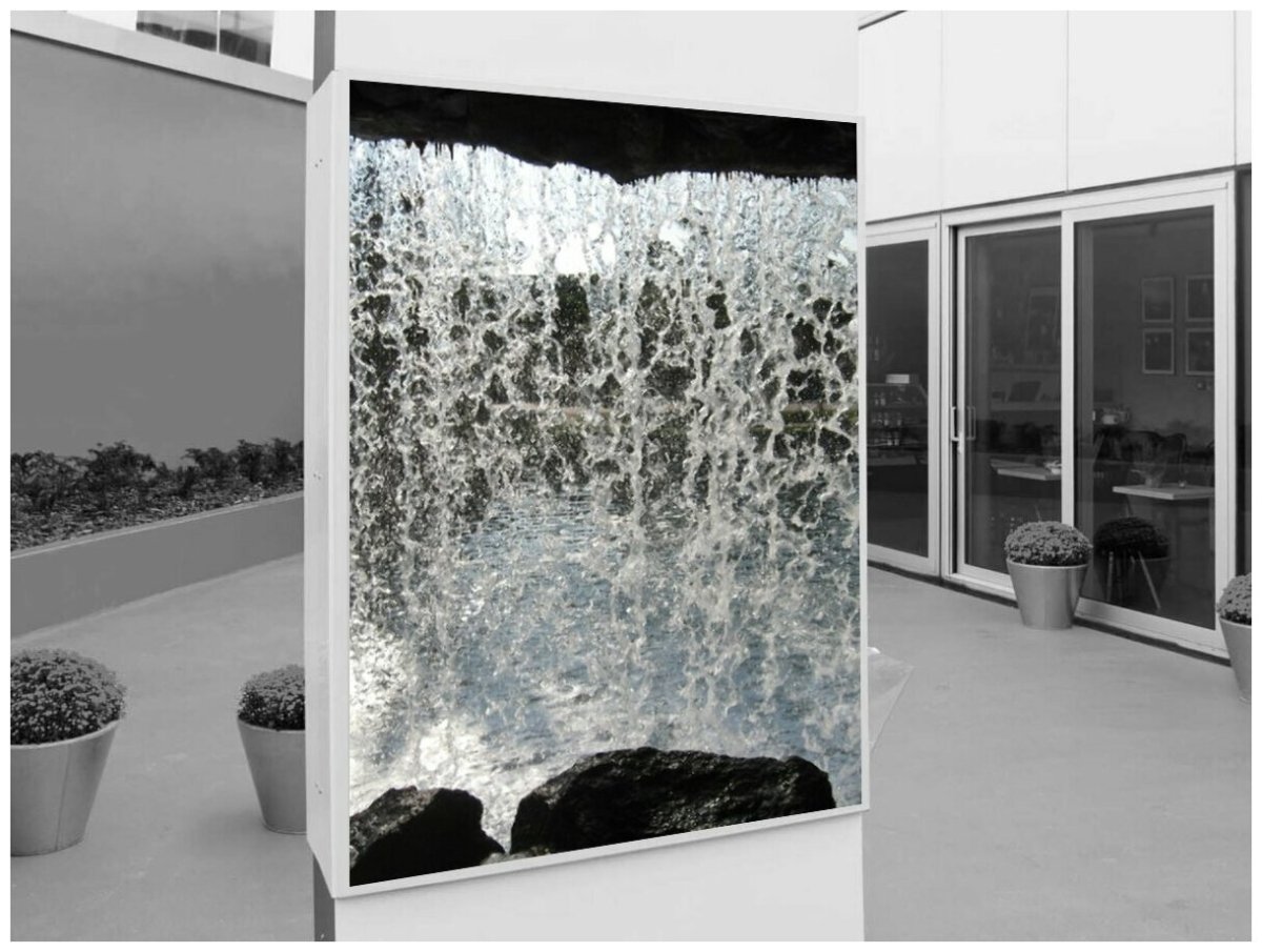 Фонтан водяная стена