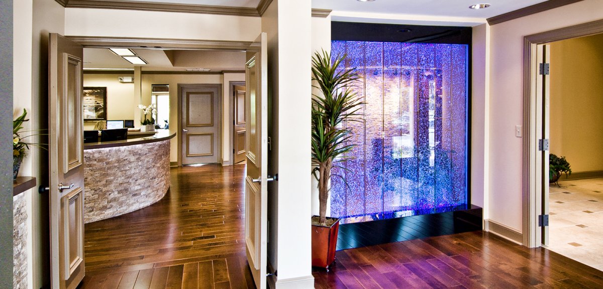 Водопад в интерьере