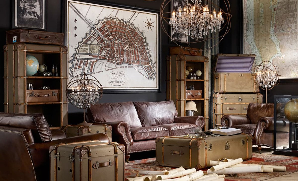 Гостиная в стиле бидермейер