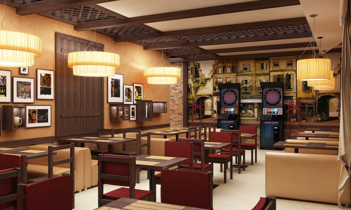 Интерьер пивбара