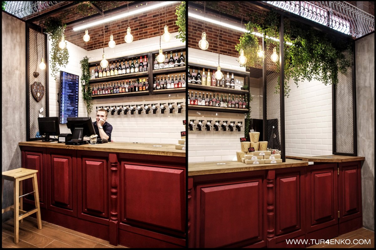 Паб интерьер