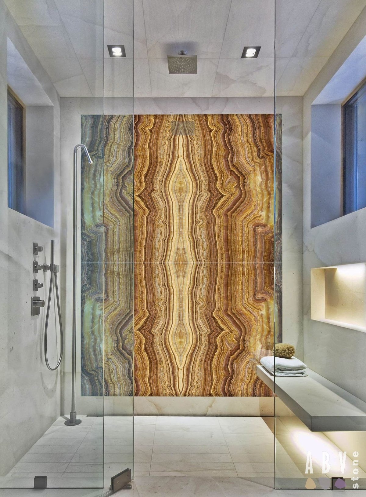 Onyx&more Golden Onyx Satin.60x120