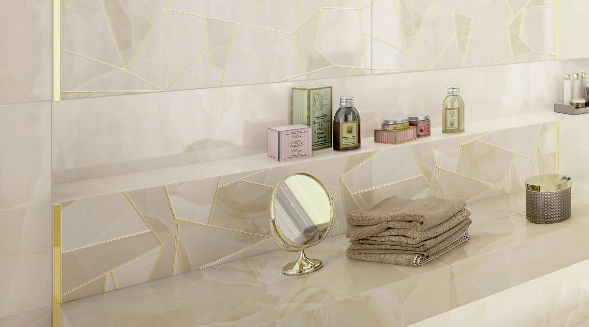 Rex Ceramiche les Bijoux de Rex Onyx Blanche Gloss