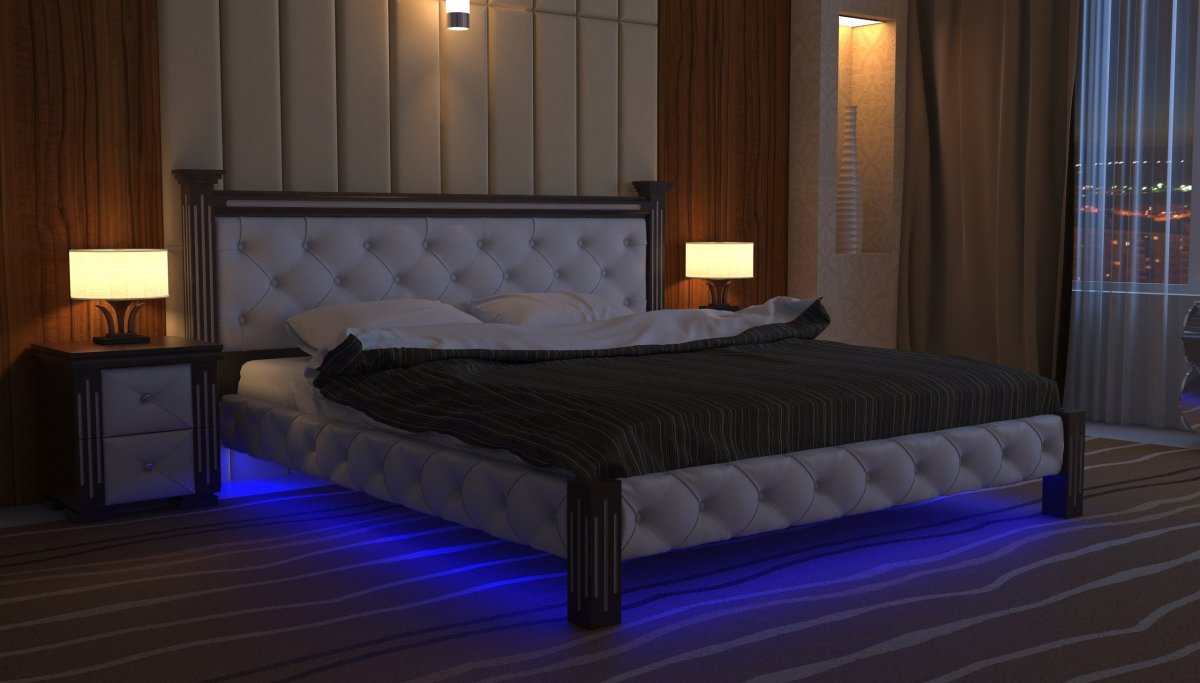 Кровать с подсветкой