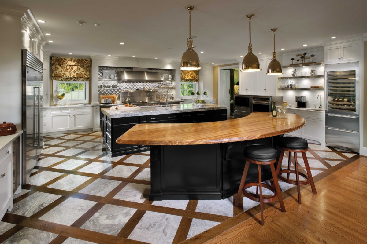 Кухонный остров в интерьере