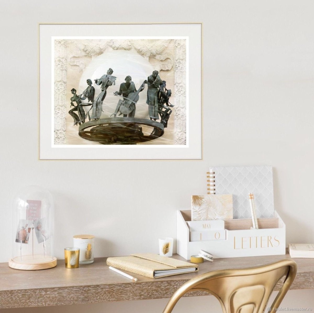 Круглые интерьерные картины