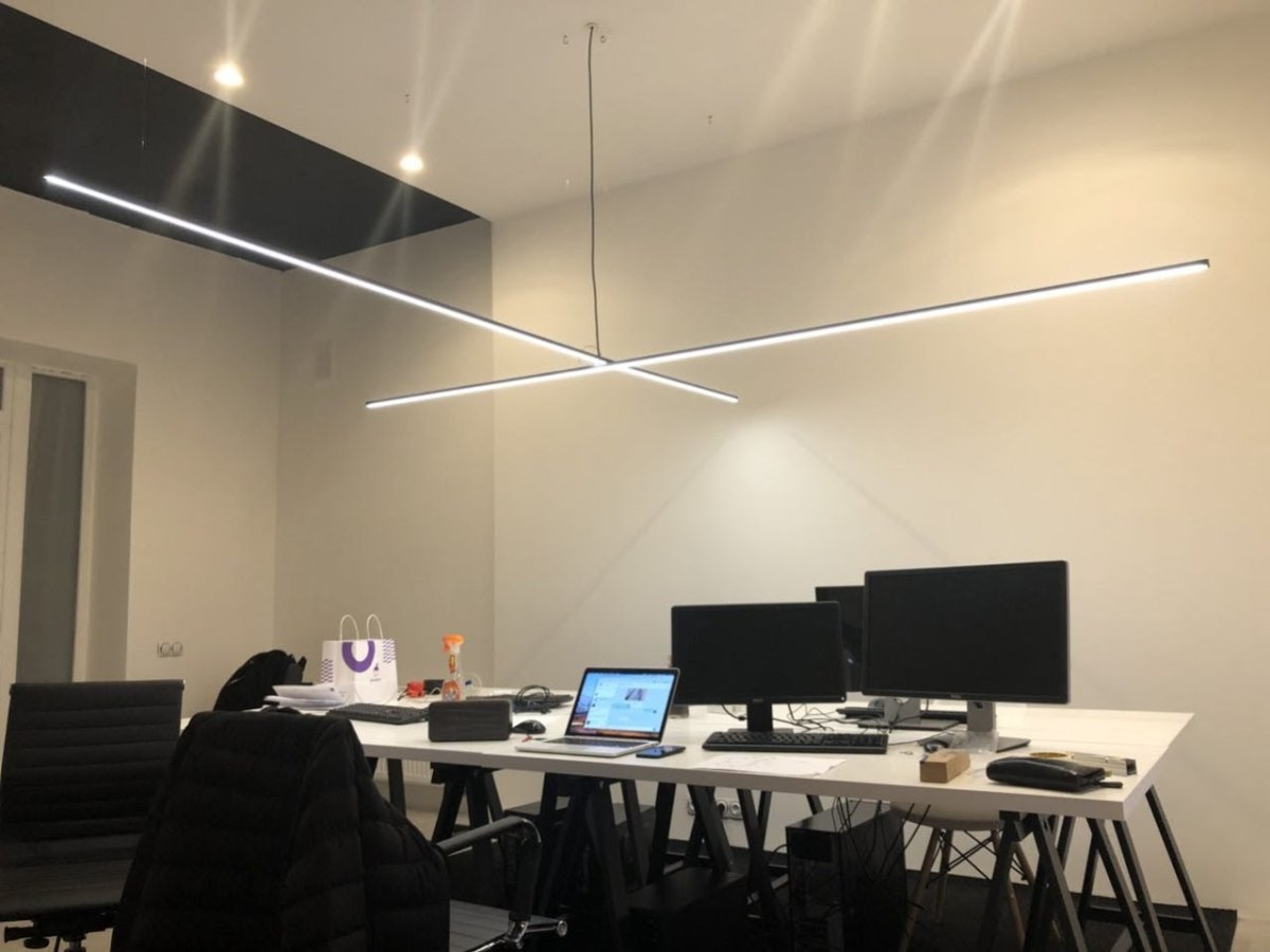 Светодиодные светильники линейные тонкие