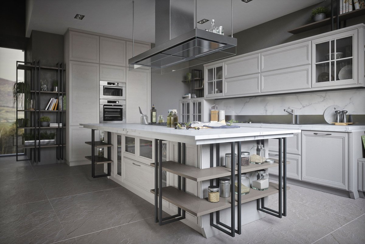 Кухня Квадро лофт