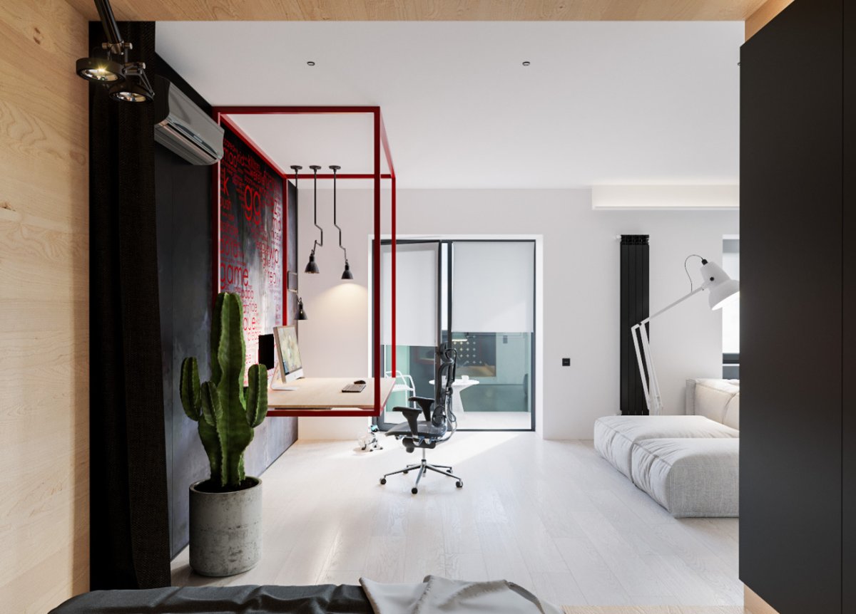 Декор стены за диваном