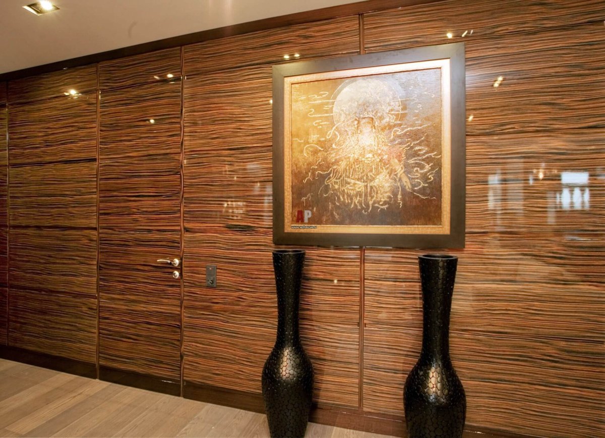 Ламинат на стену