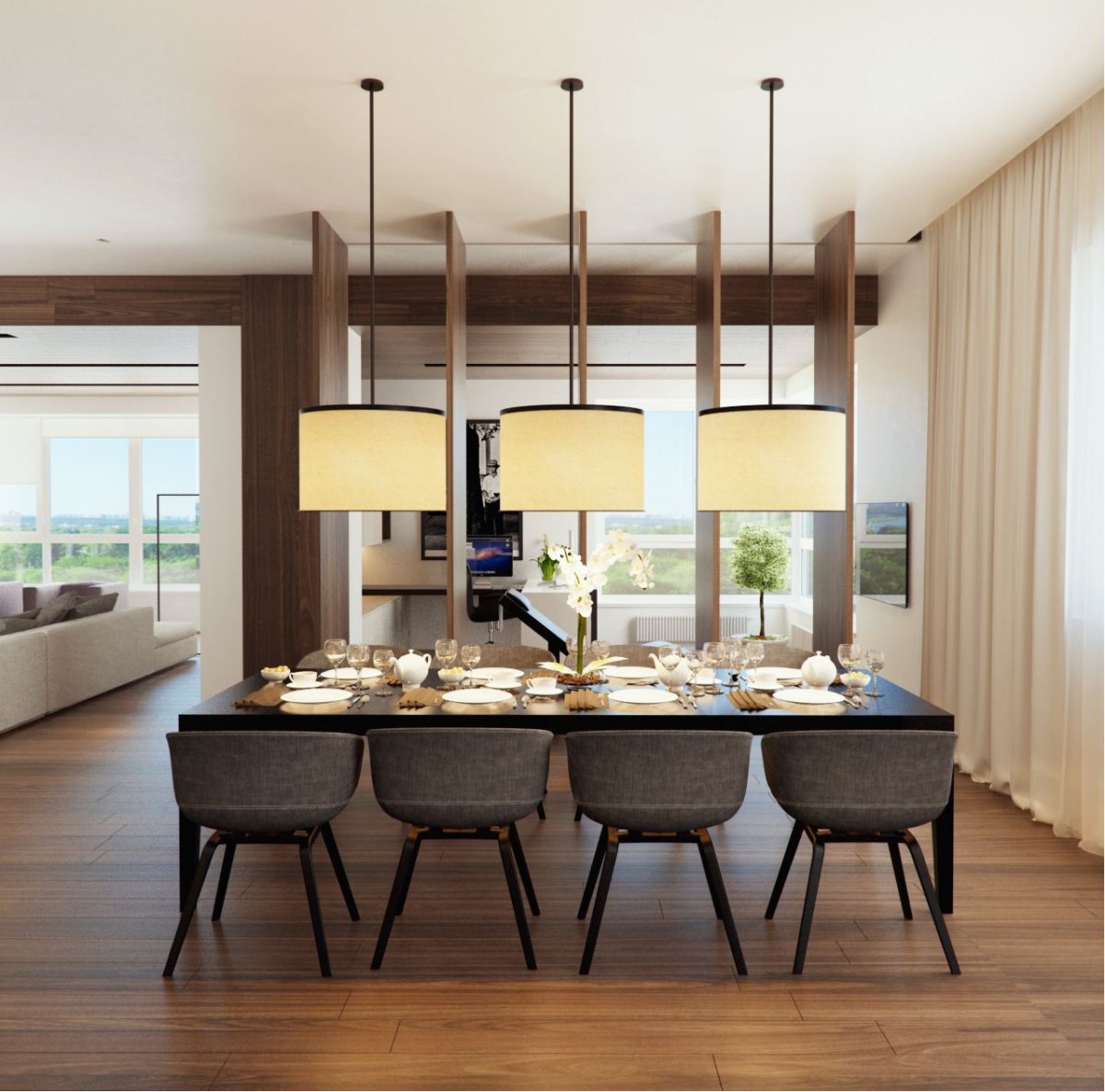 Кессонный потолок 3ds Max