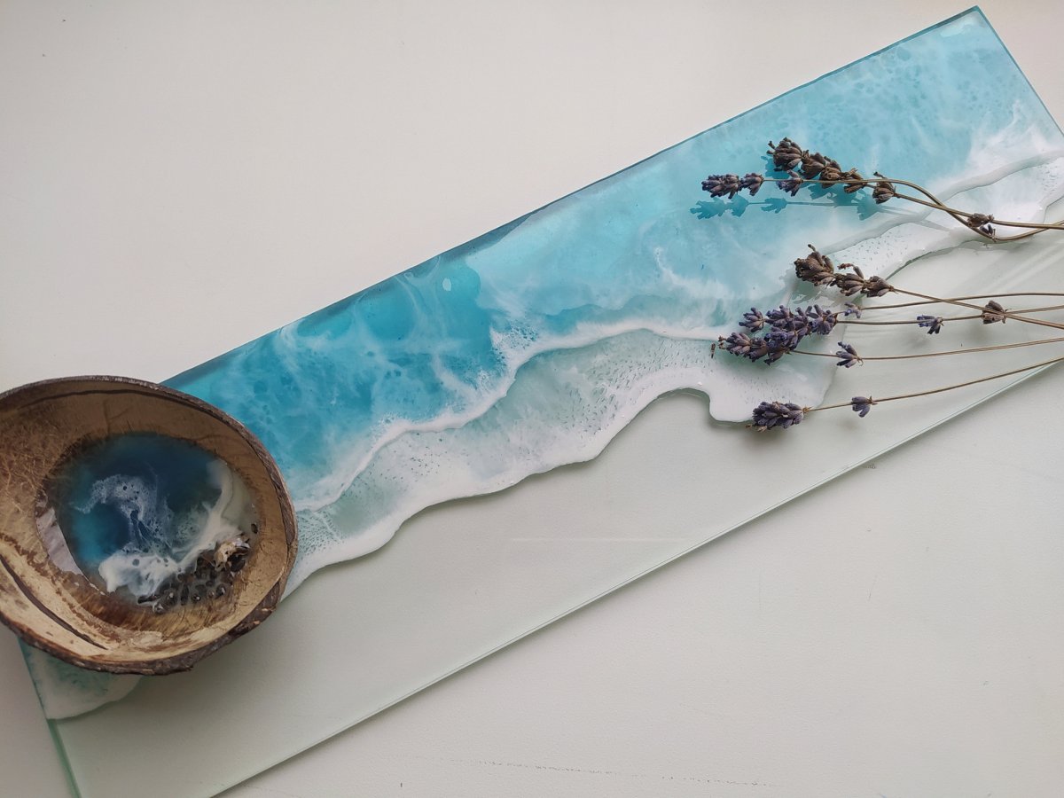 Полки из эпоксидной смолы