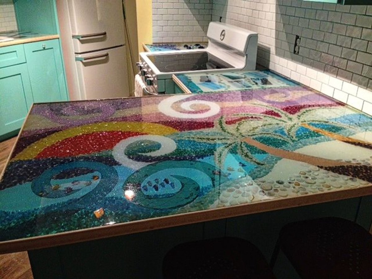 Кухонная столешница из смолы