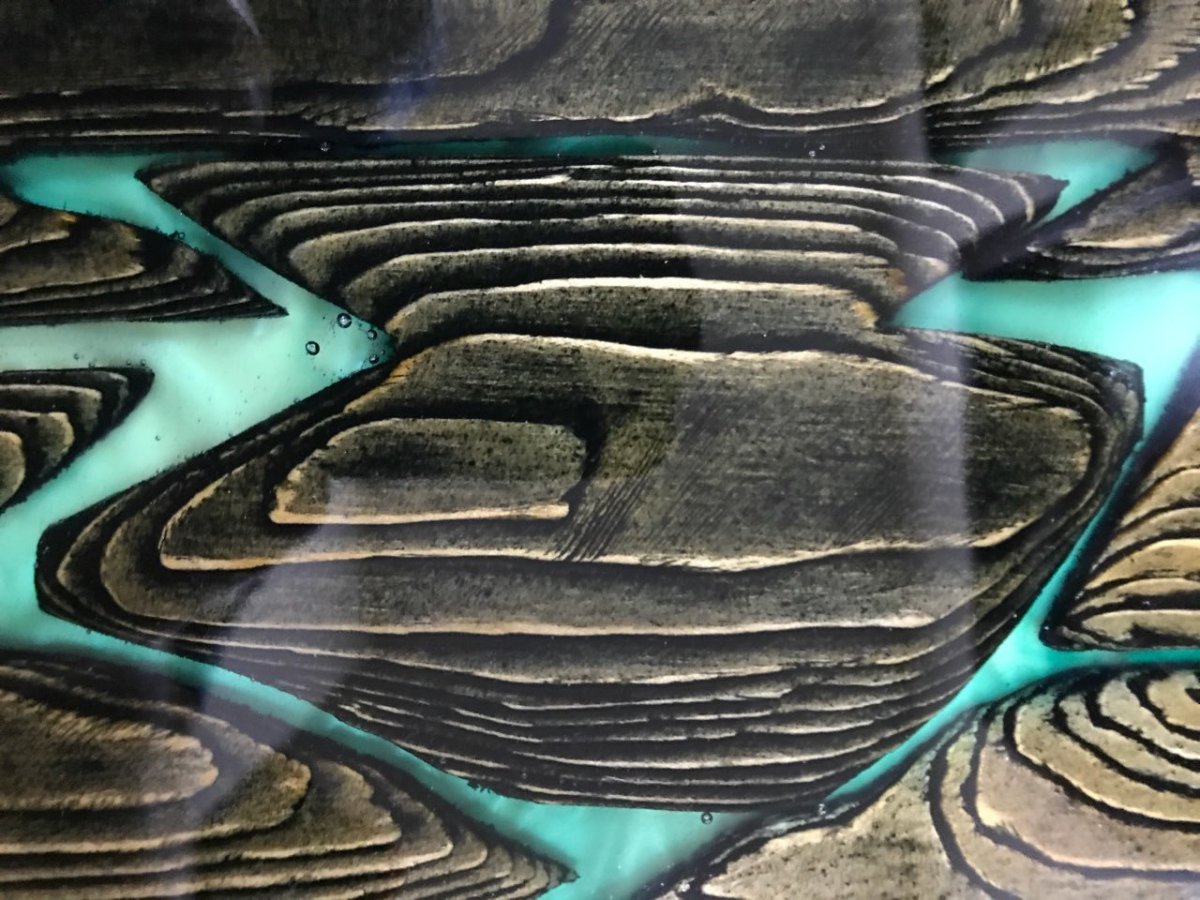 Фартук для кухни из смолы