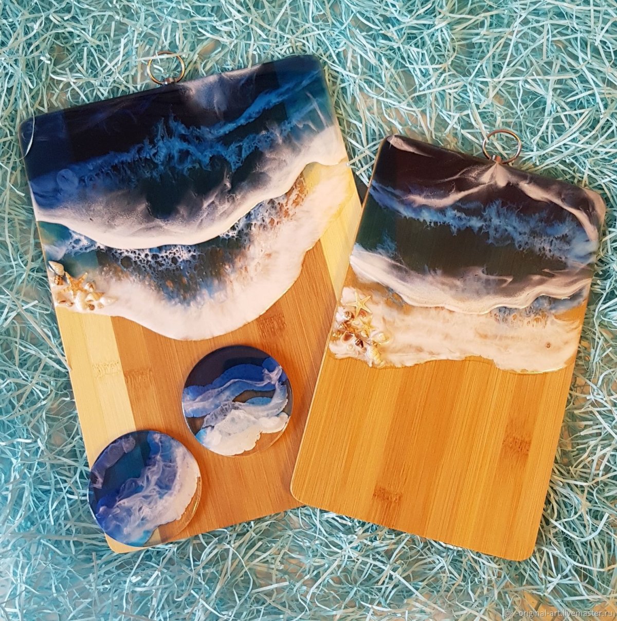 Доска с эпоксидной смолой