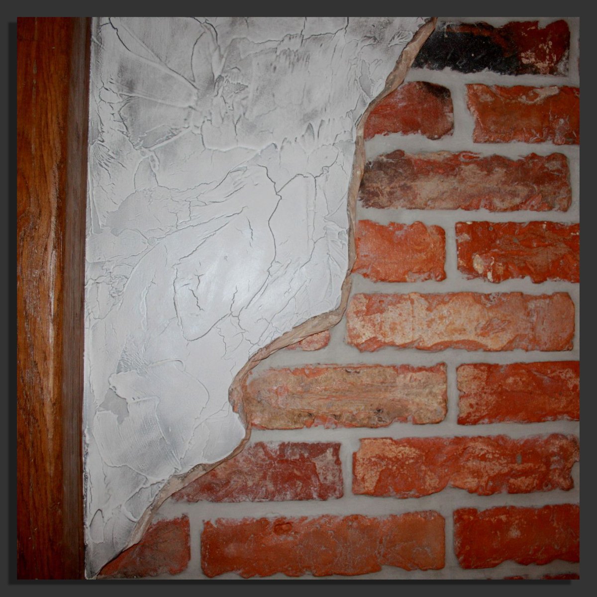 Имитация старого кирпича для внутренней отделки