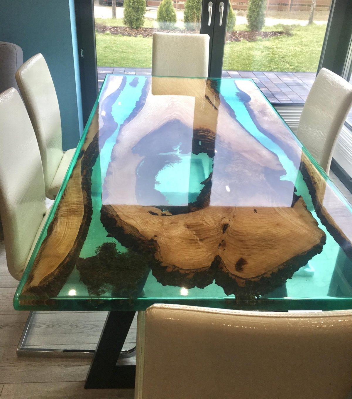 Заливные столы из эпоксидной